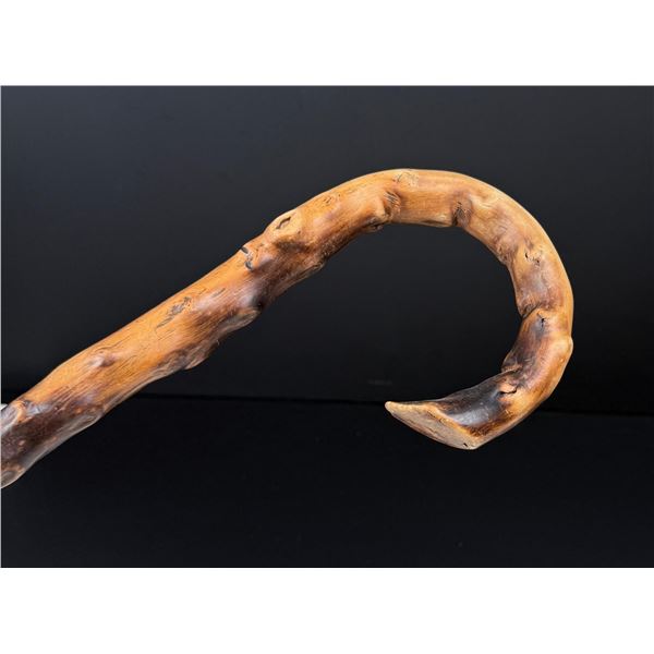 Antique Carved Briarwood Cane Walking Stick