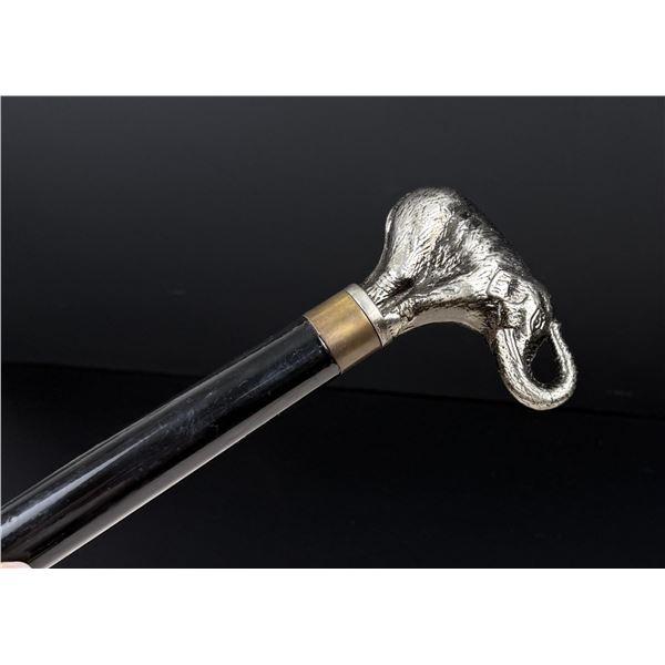 Elephant Handle Sword Cane Walking Stick