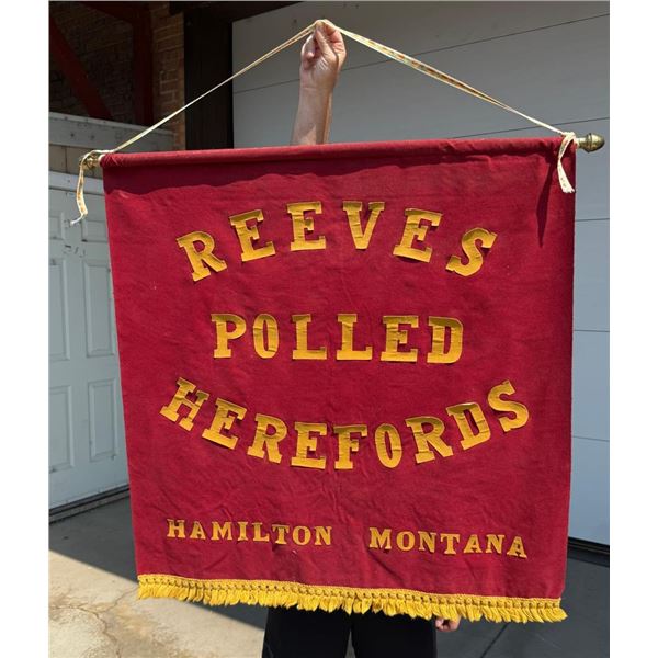 Reeves Polled Herefords Hamilton Montana Banner