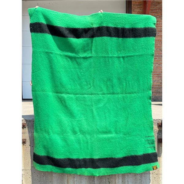 Green Earlys Witney Point Four Point Wool Blanket