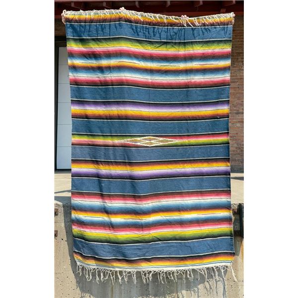 Mexican Wool Serape Saltillo Blanket