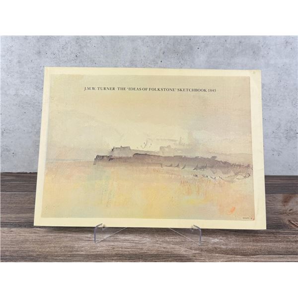 JMW Turner The Ideas of Folkstone Sketchbook 1845