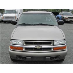 2002 CHEVROLET S10 BLAZER