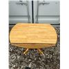 Image 1 : Round Drop-Leaf Wooden Pedestal Table