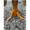 Image 4 : Round Drop-Leaf Wooden Pedestal Table