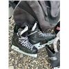 Image 6 : Hockey Gear Lot: 4 Pairs Skates, Bag, Shoulder Pads