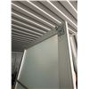 Image 5 : Frosted Glass Sliding Closet Doors with Aluminium Frames