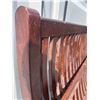 Image 3 : Wooden Slatted Bed Frame Headboard, Footboard, and Rails