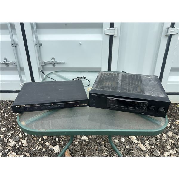Kenwood KR-200HT Receiver & Marantz DV6600 SACD/DVD Player
