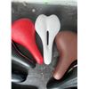 Image 2 : 11 Mixed Bicycle Saddles and 2 Fork Assemblies, Including RockShox Tora