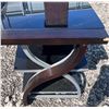 Image 3 : Three-Tier Glass and Wood TV Stand, Made in China