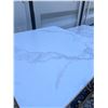 Image 3 : 2 Marble-Look Square Nesting Tables With Gold Tone Frames