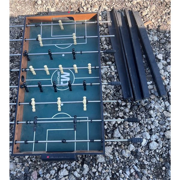 MD Sports Foosball Table With Black And White Players