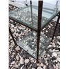 Image 6 : Metal and Glass Four-Tier Shelf Unit with Scroll Design