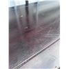 Image 3 : Dark Wood Three-Drawer Console Table