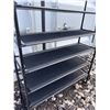 Image 4 : 2 Fabric-Covered Storage Racks With Hooks