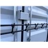 Image 5 : 2 Fabric-Covered Storage Racks With Hooks