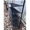 Image 7 : 2 Fabric-Covered Storage Racks With Hooks