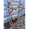 Image 2 : Wooden Folding Clothes Drying Rack