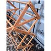 Image 4 : Wooden Folding Clothes Drying Rack
