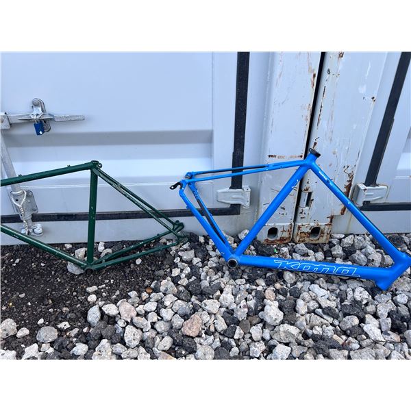 Kona 7005 Race Light And Green Steel Bike Frames