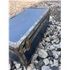 Image 5 : Blue Metal Trunk With Brass Accents, Great Canadian Van Lines