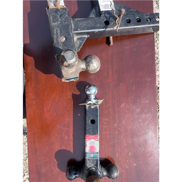 TOWKING and Reese Tri-Ball Hitch Mounts with 2" Chrome Ball
