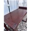 Image 2 : Dark Brown Rectangular Wood Console Table