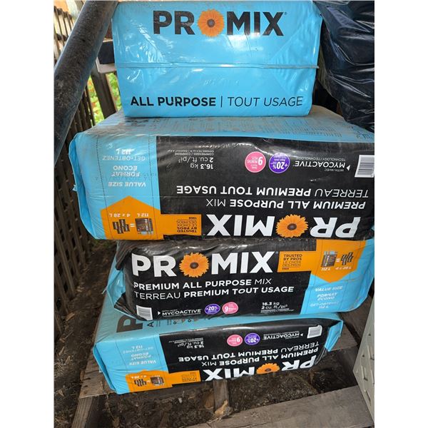 ProMix Premium All Purpose Mix Potting Soil, 2.0 cu ft, 3 Bags