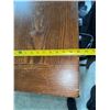 Image 4 : Wood Dining Table With Two Drawers and Four Padded Chairs