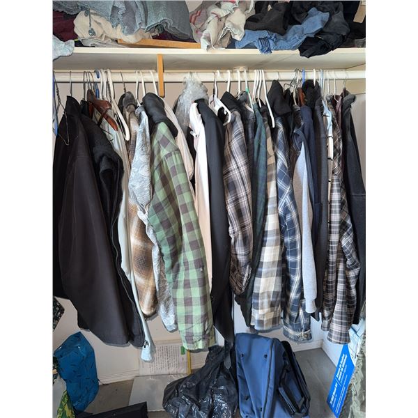 Men's Outerwear and Dress Shirts Assortment
