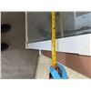 Image 2 : Rectangular Wall Mirror with White Textured Frame 36" x 28"