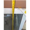 Image 3 : Rectangular Wall Mirror with White Textured Frame 36" x 28"