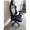 Image 3 : FANTASYLAB Gaming Chair Black and Grey Faux Leather