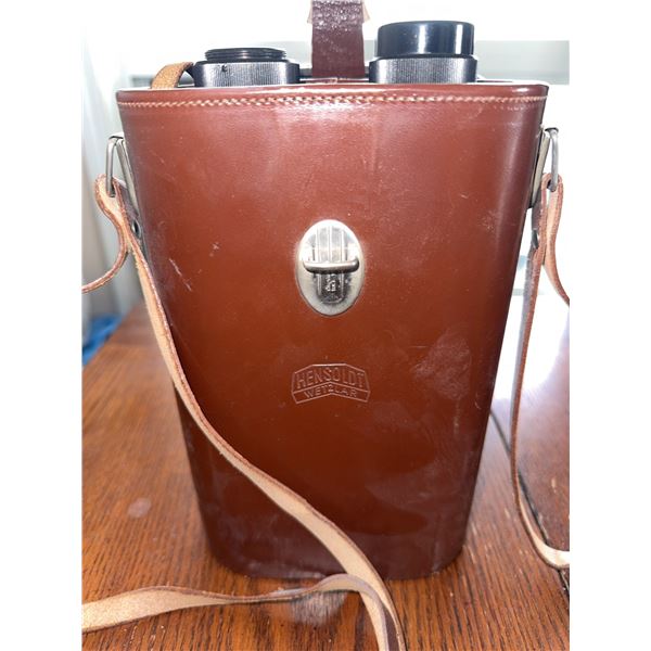 Hensoldt Wetzlar Binoculars with Leather Case