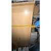 Image 2 : Light Maple Finish Two-Door Storage Cabinet 31x16x53 Inches