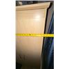 Image 2 : Light Wood Two-Door Storage Cabinet 72"H x 32"W x 17"D