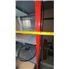 Image 2 : Red Metal Shelving Unit With Ventilation Fan and Accessories