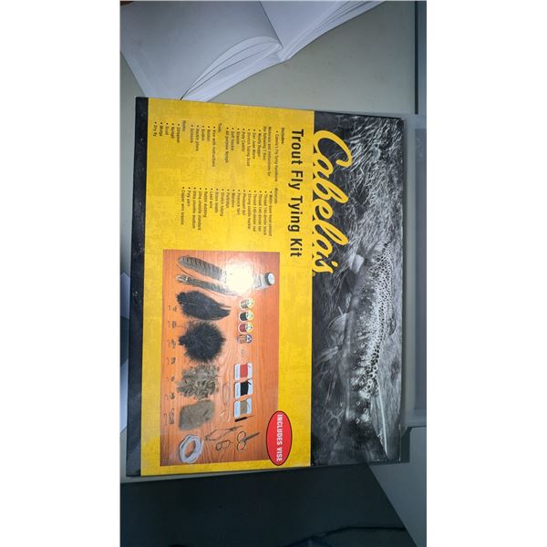 Cabela's Trout Fly Tying Kit Complete with Tools and Materials