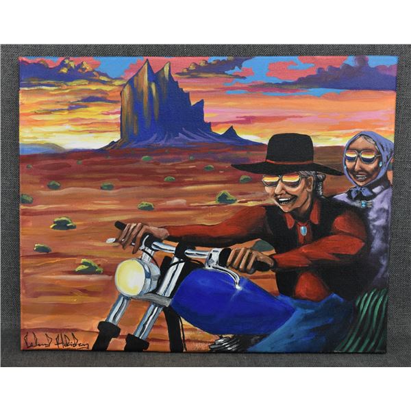 NAVAJO PAINTING ( LELAND HOLIDAY)