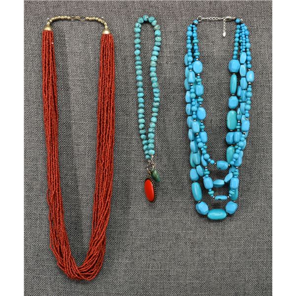 THREE NECKLACES