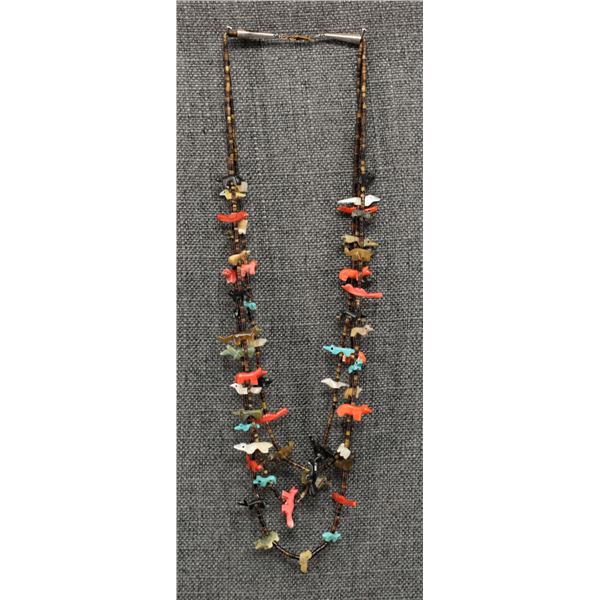 PUEBLO FETISH NECKLACE