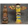 Image 9 : DECORATIVE TOTEM POLES AND PAPAGO WALL HANGING