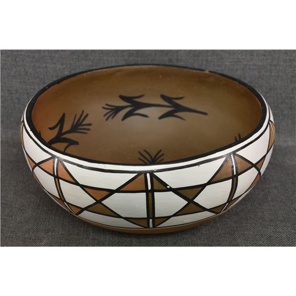 SANTO DOMINGO POTTERY DOUGH BOWL (ANNA MARIE TORIVIO LOVATO)