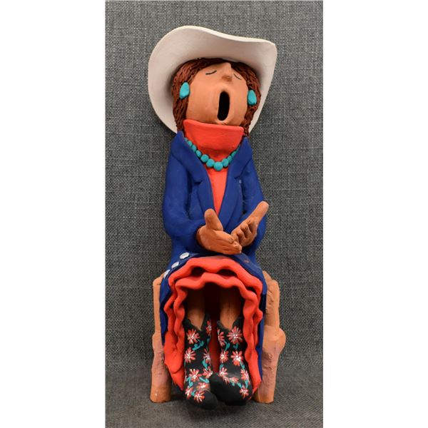 TAOS POTTERY FIGURE (JUAN SANDOVAL)