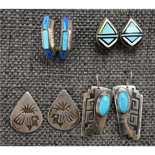 HOPI AND NAVAJO EARRINGS