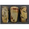 Image 3 : THREE HOPI POTTERY CYLINDERS