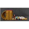 Image 5 : HOPI TOY CRADLE AND FLAT DOLL