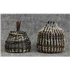Image 9 : SIX PAPAGO HORSE HAIR BASKETS