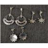 Image 7 : FIVE PAIRS OF NAVAJO/ZUNI EARRINGS